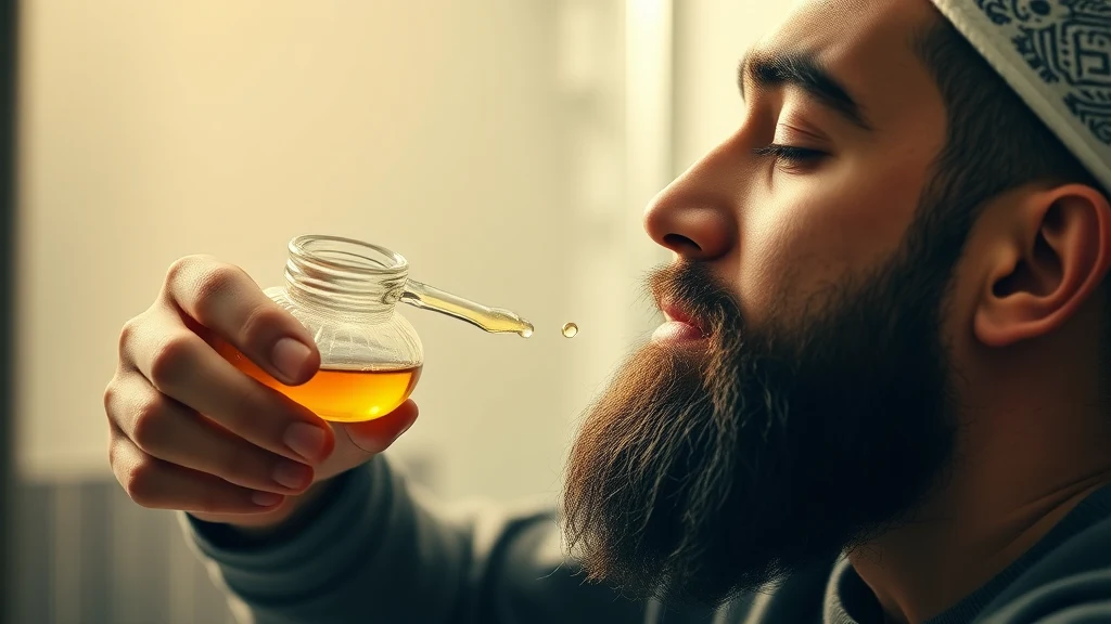 Sunnah Beard Care: Honoring Tradition with Modern Products — man applying beard oil to beard