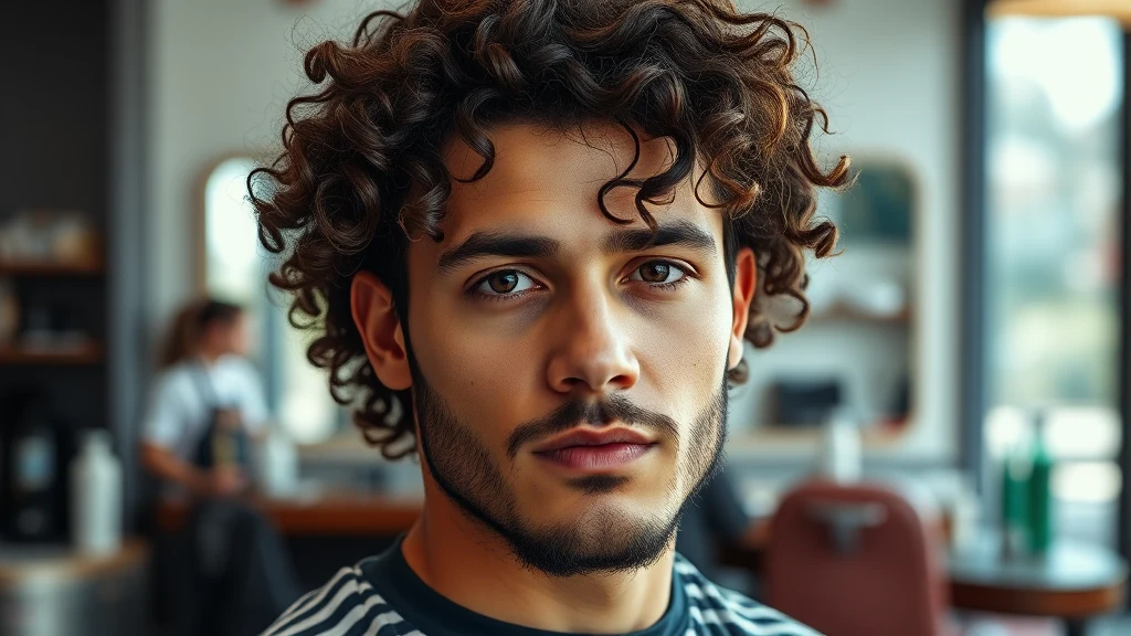 Wash Day Routine for Men with Curly Hair: Step-by-Step from Shampoo to Style — man with natural curly hair