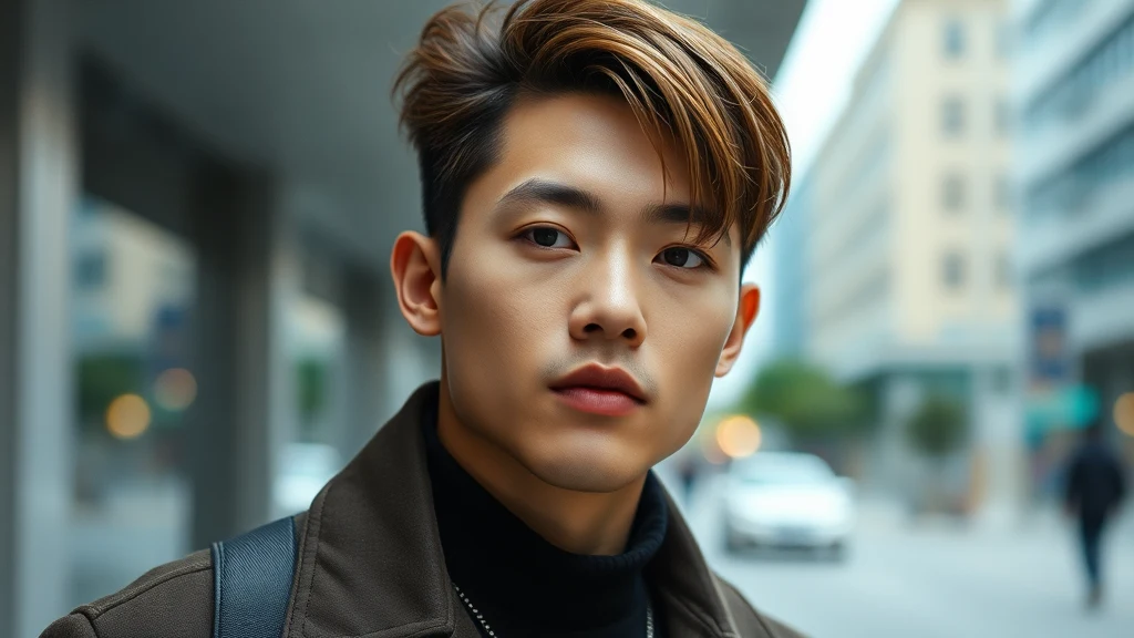 Wolf Cut for Asian Men: How to Get It and Make It Work for Your Hair — Asian man with stylish haircut