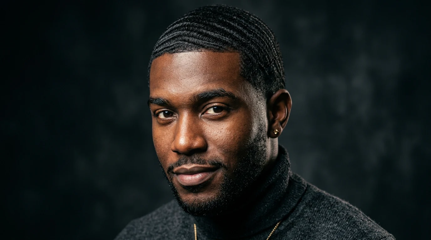 360 Waves: The Complete Beginner’s Guide to Getting and Keeping Your Pattern — Black man with 360 waves hairstyle