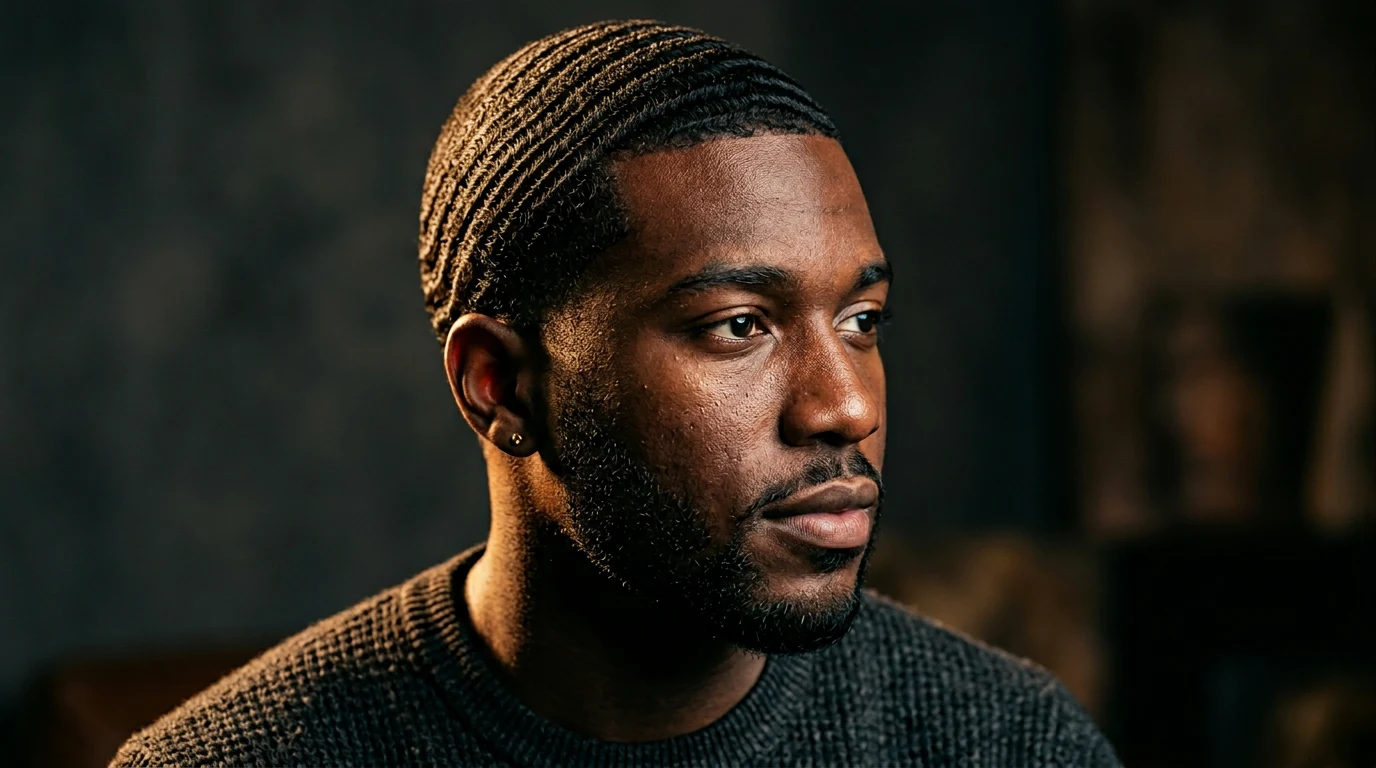360 Waves: The Complete Beginner’s Guide to Getting and Keeping Your Pattern — Black man with 360 waves hairstyle