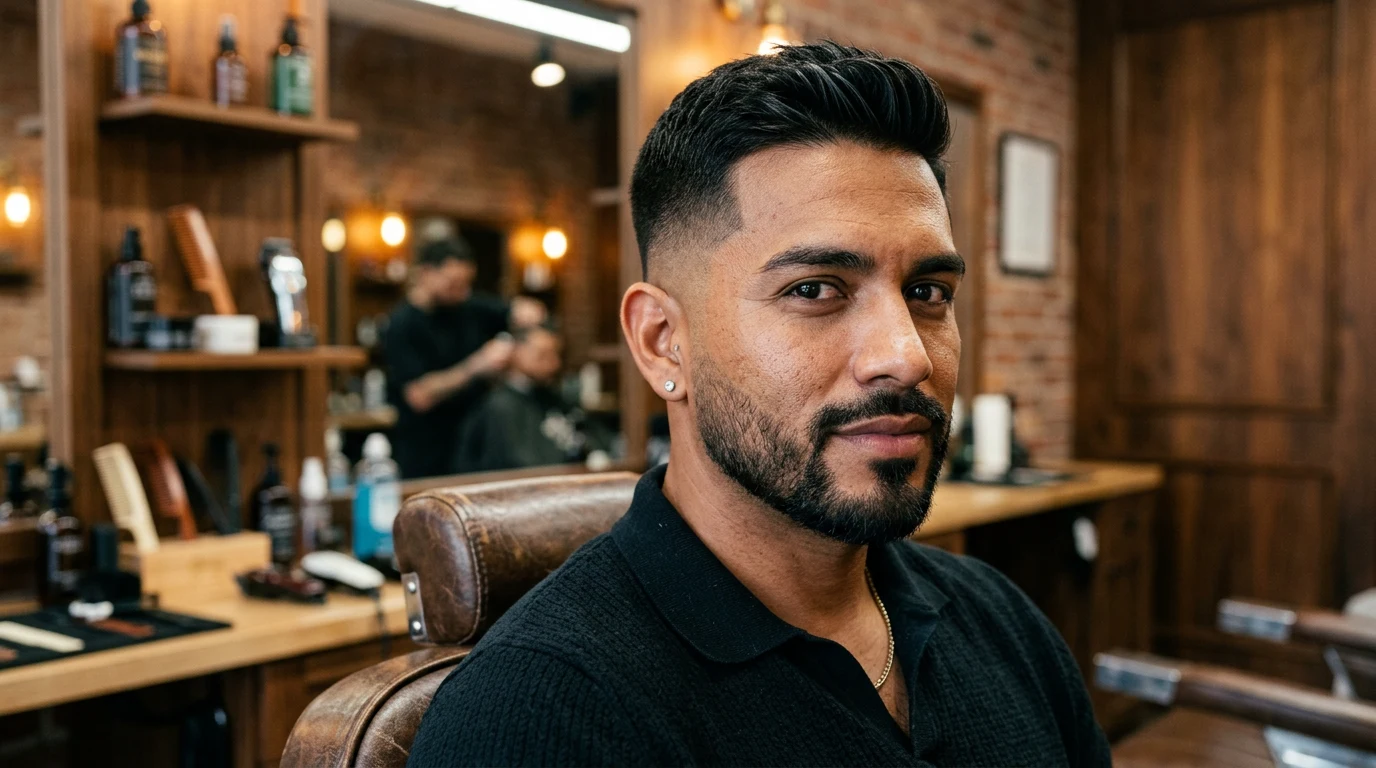 Best Latino Barbers in Austin (2026) — Latino man with stylish haircut