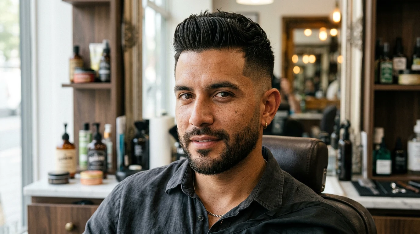 Best Latino Barbers in Chicago (2026) — Latino man with stylish haircut