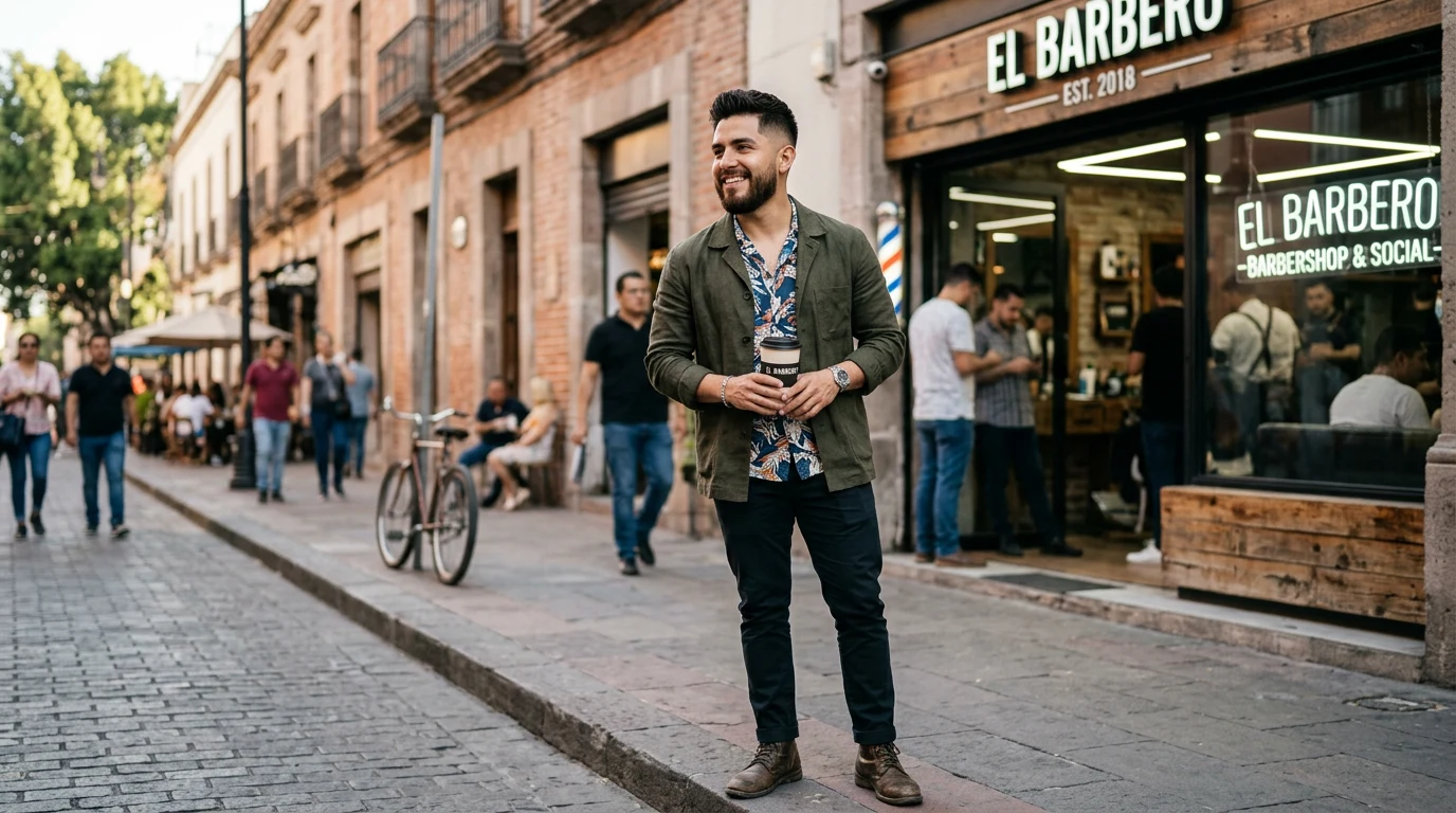 Best Latino Barbers in Chicago (2026) — Latino man with stylish haircut