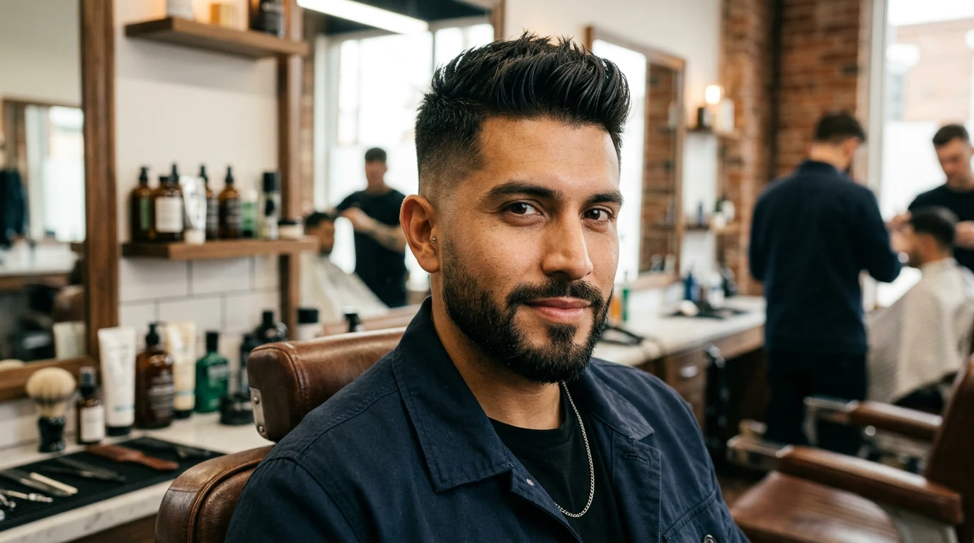 Best Latino Barbers in Dallas (2026) — Latino man with stylish haircut