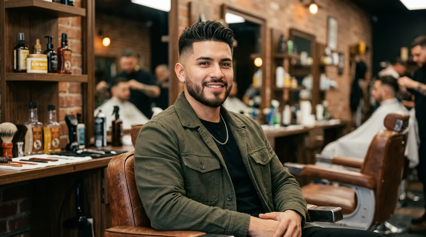 Best Latino Barbers in Denver (2026) — Latino man with stylish haircut