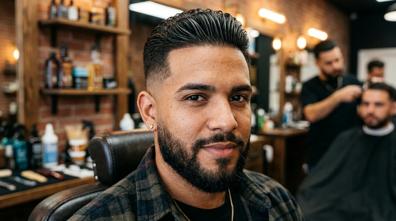 Best Latino Barbers in El-Paso (2026) — Latino man with stylish haircut