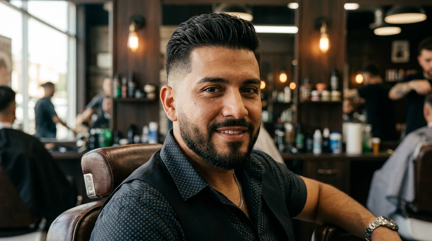 Best Latino Barbers in Las-Vegas (2026) — Latino man with stylish haircut