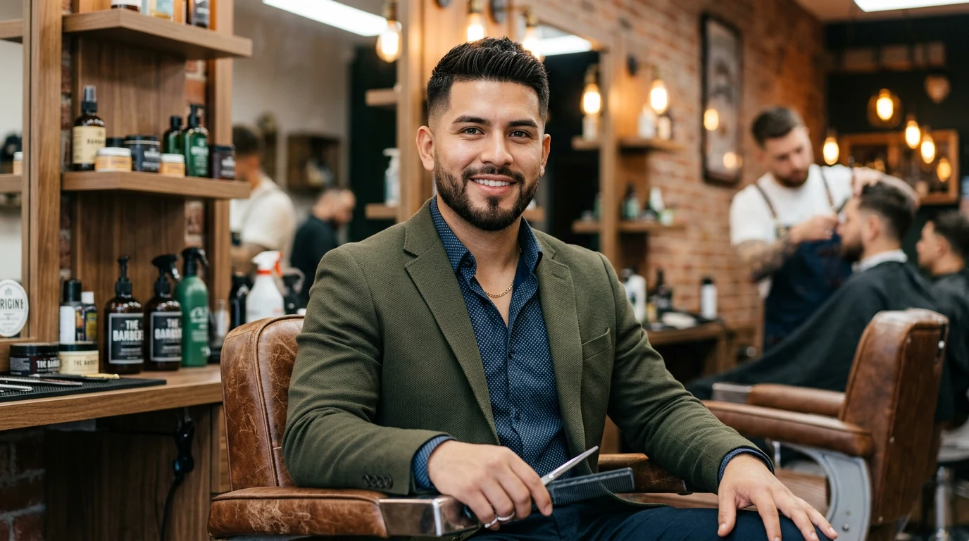 Best Latino Barbers in Miami (2026) — Latino man with stylish haircut