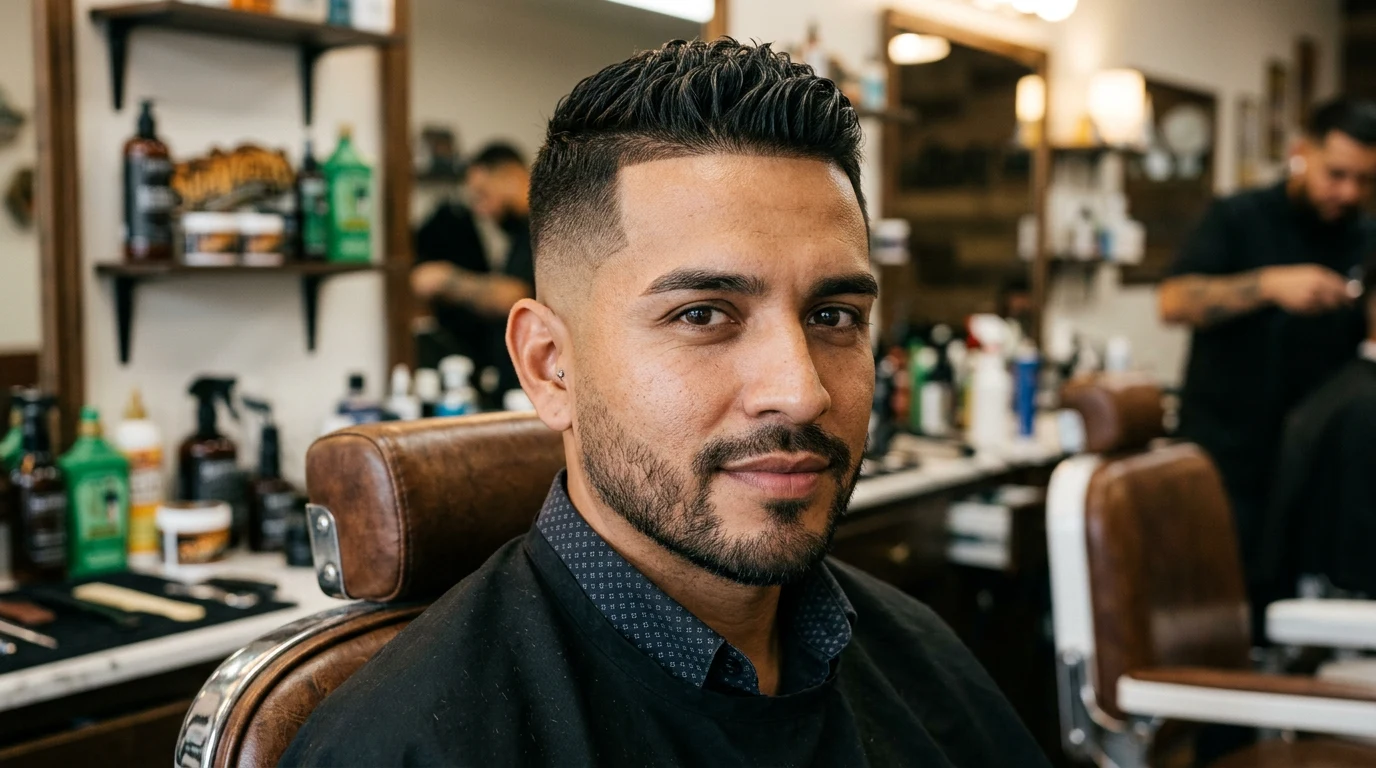 Best Latino Barbers in Miami (2026) — Latino man with stylish haircut