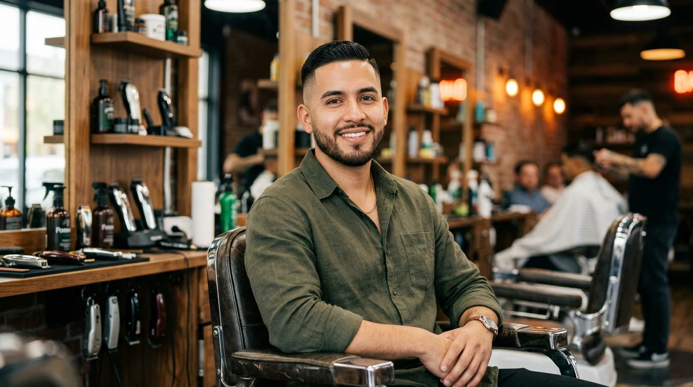 Best Latino Barbers in Orlando (2026) — Latino man with stylish haircut