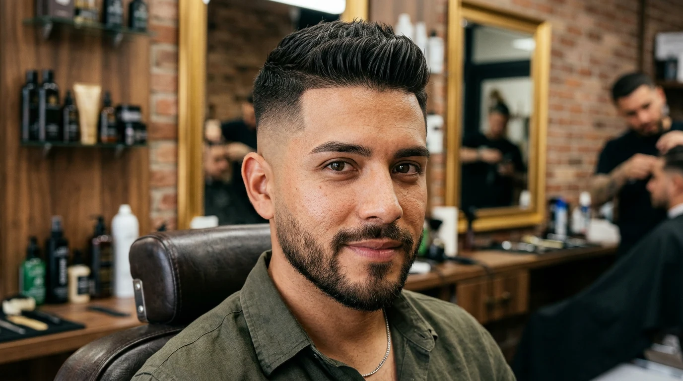 Best Latino Barbers in Orlando (2026) — Latino man with stylish haircut