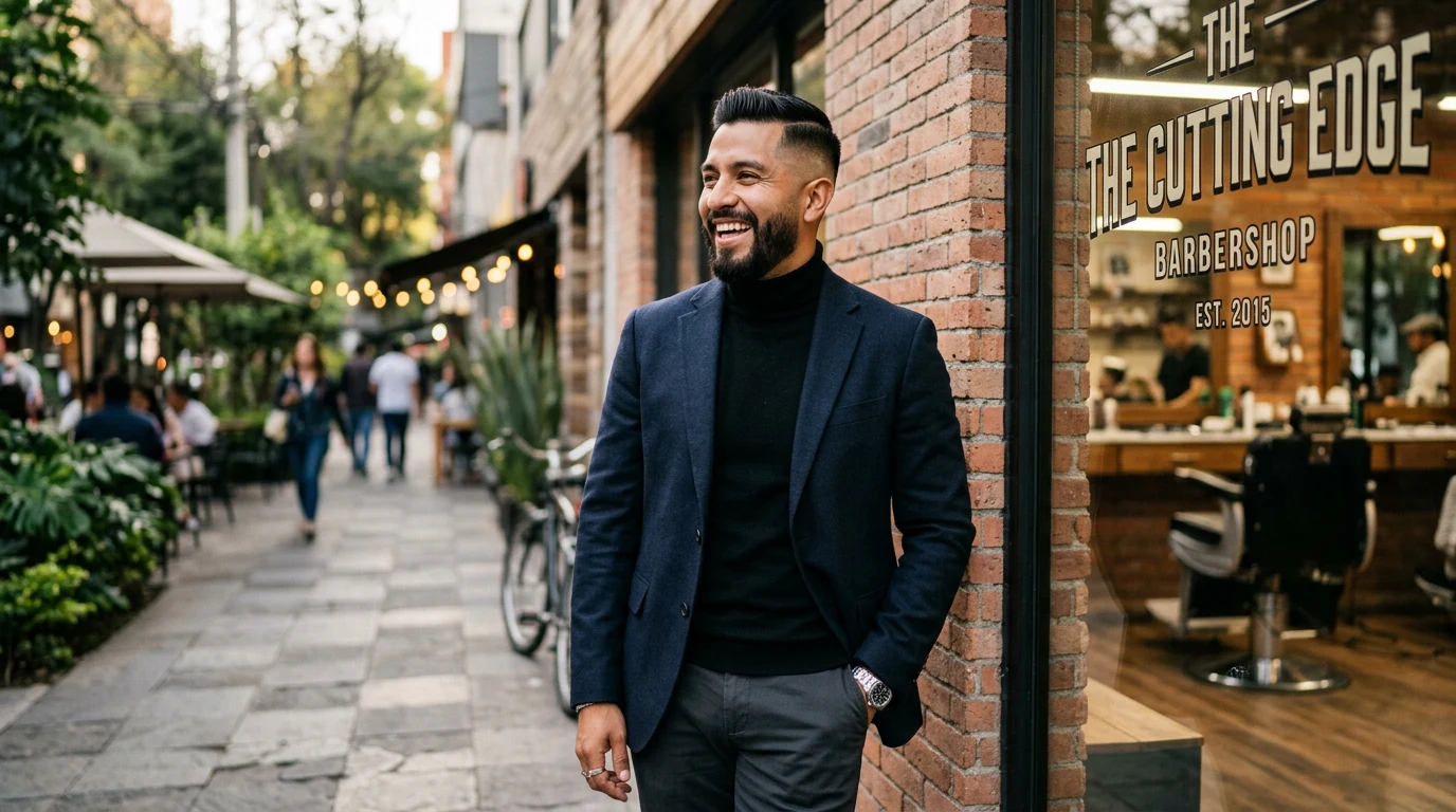 Best Latino Barbers in Orlando (2026) — Latino man with stylish haircut