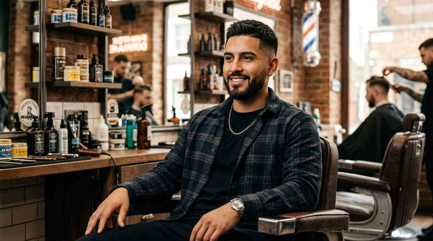 Best Latino Barbers in San-Antonio (2026) — Latino man with stylish haircut