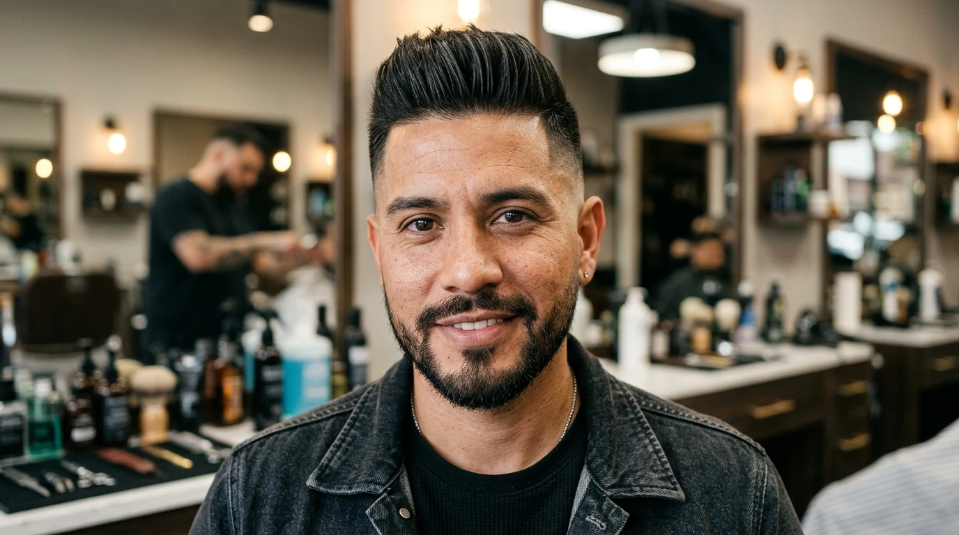 Best Latino Barbers in San-Antonio (2026) — Latino man with stylish haircut