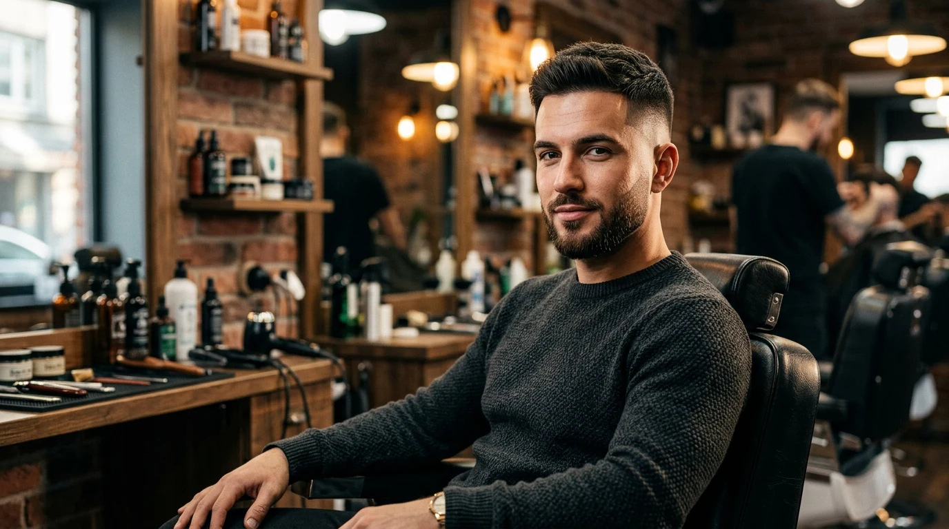 How to Do a Fade at Home: A Beginner’s Step-by-Step Guide — man with fresh fade haircut