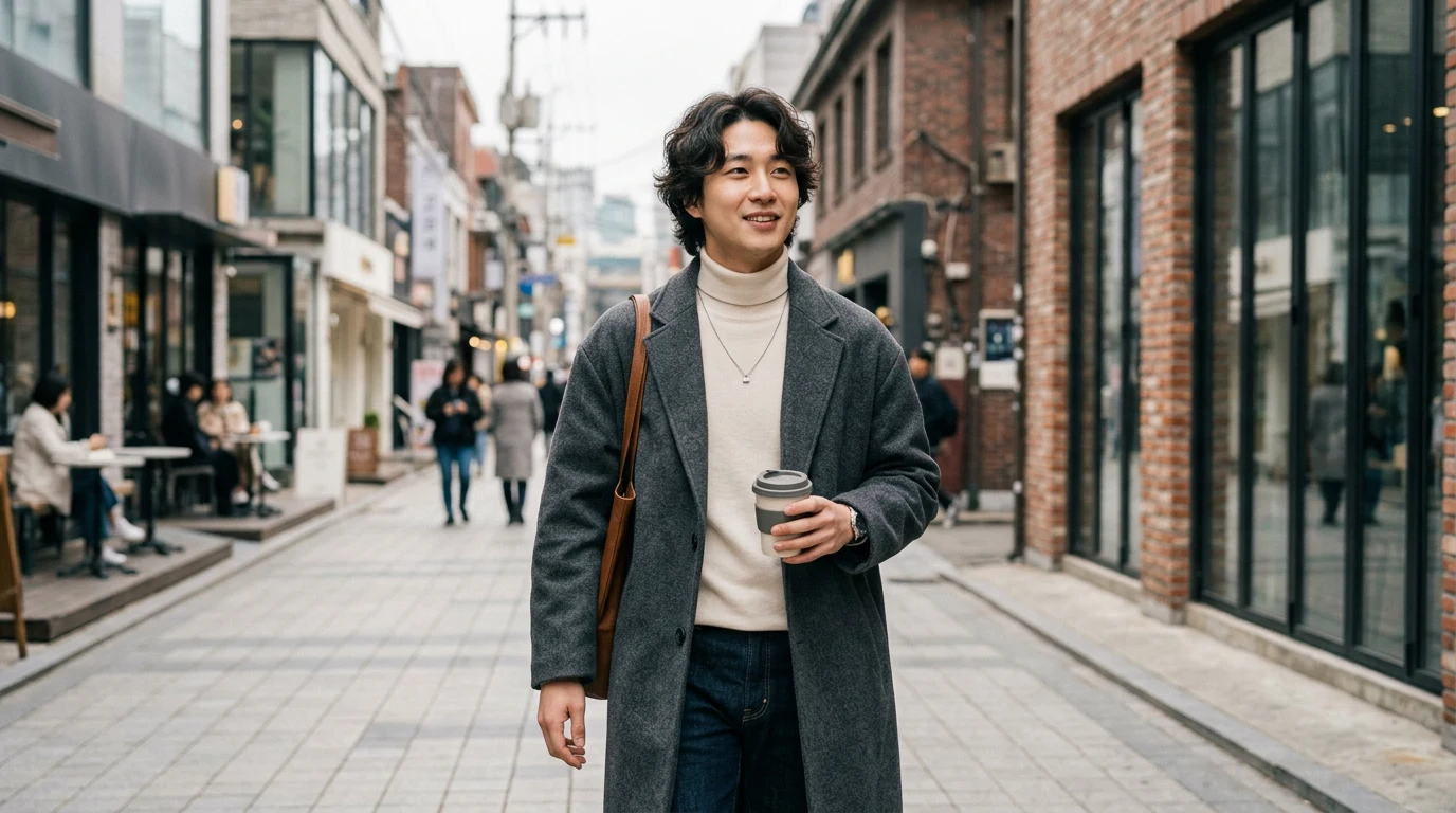 Korean Perm for Men: Styles, Cost, and What to Expect — man with permed curly hair