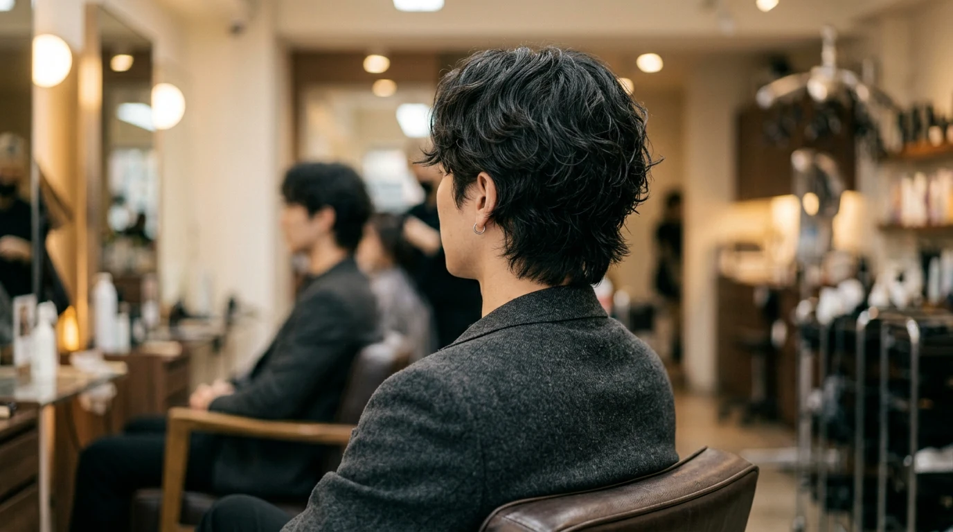 Korean Perm for Men: Styles, Cost, and What to Expect — man with permed curly hair