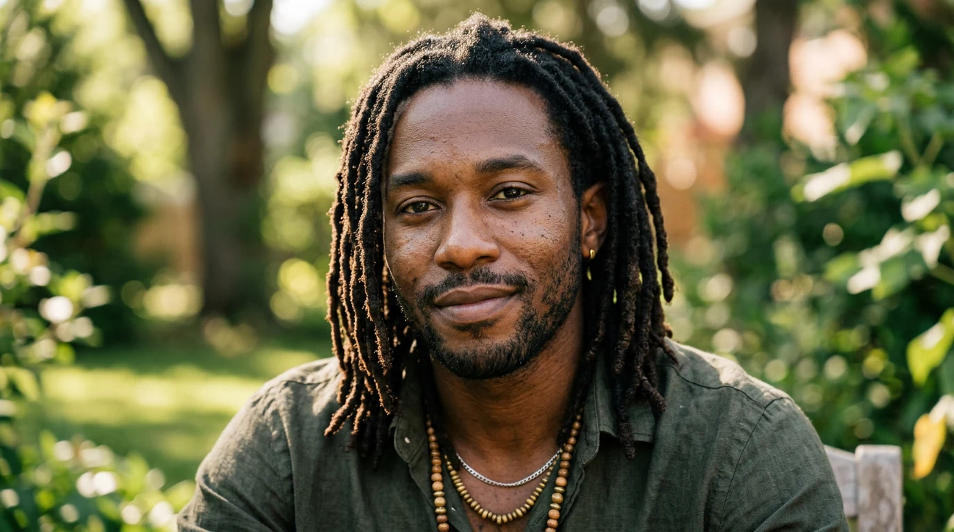 Loc Styles for Men: 20+ Looks from Starter to Mature Locs — man with dreadlocks