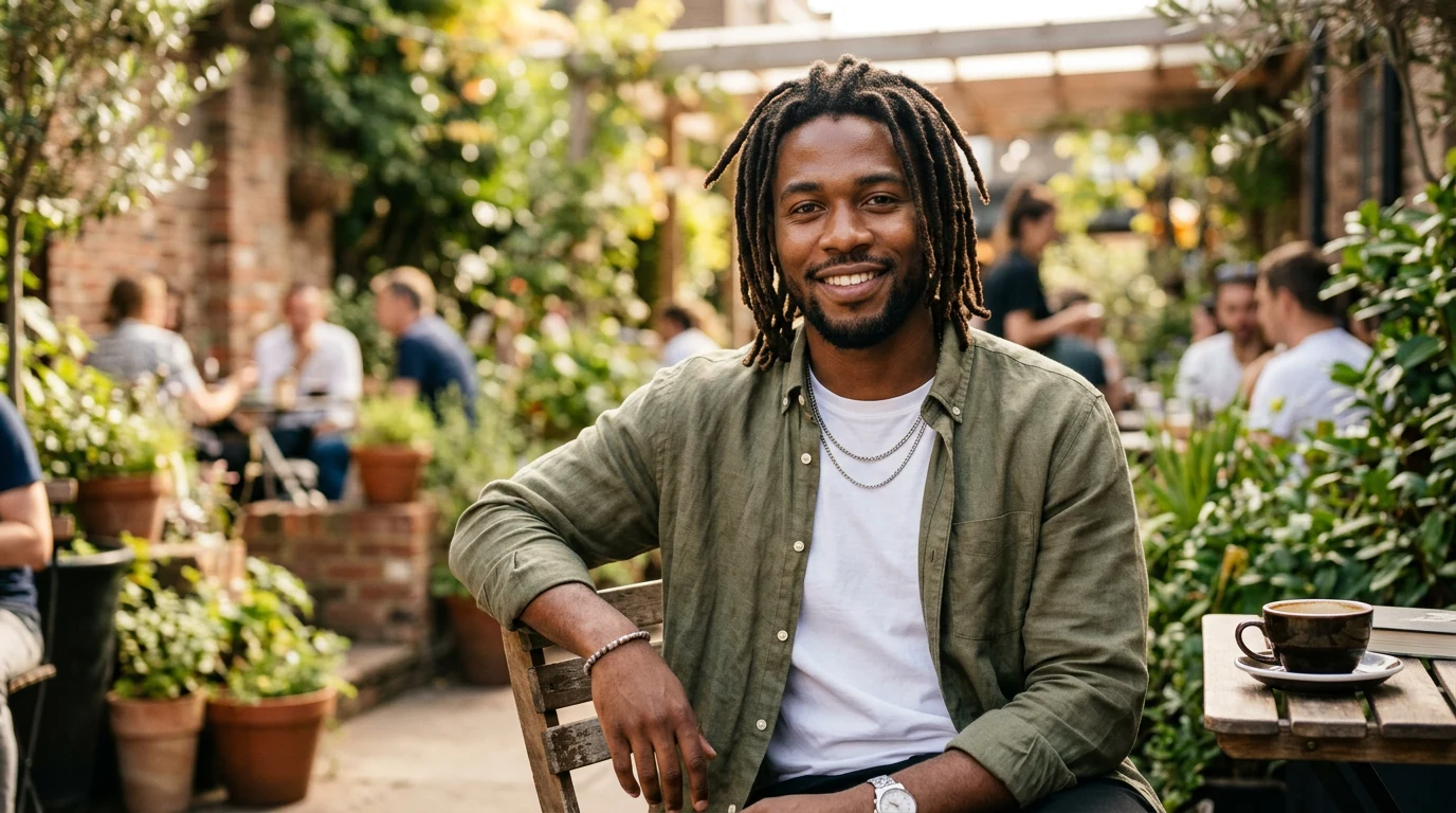 Loc Styles for Men: 20+ Looks from Starter to Mature Locs — man with dreadlocks