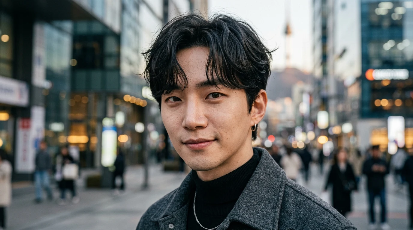 Two Block Haircut: The Complete Guide to Korea’s Most Popular Men’s Cut — Asian man with stylish haircut