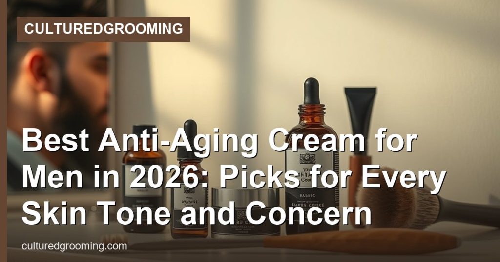 Best Anti-Aging Cream for Men in 2026: Picks for Every Skin Tone and Concern - CulturedGrooming