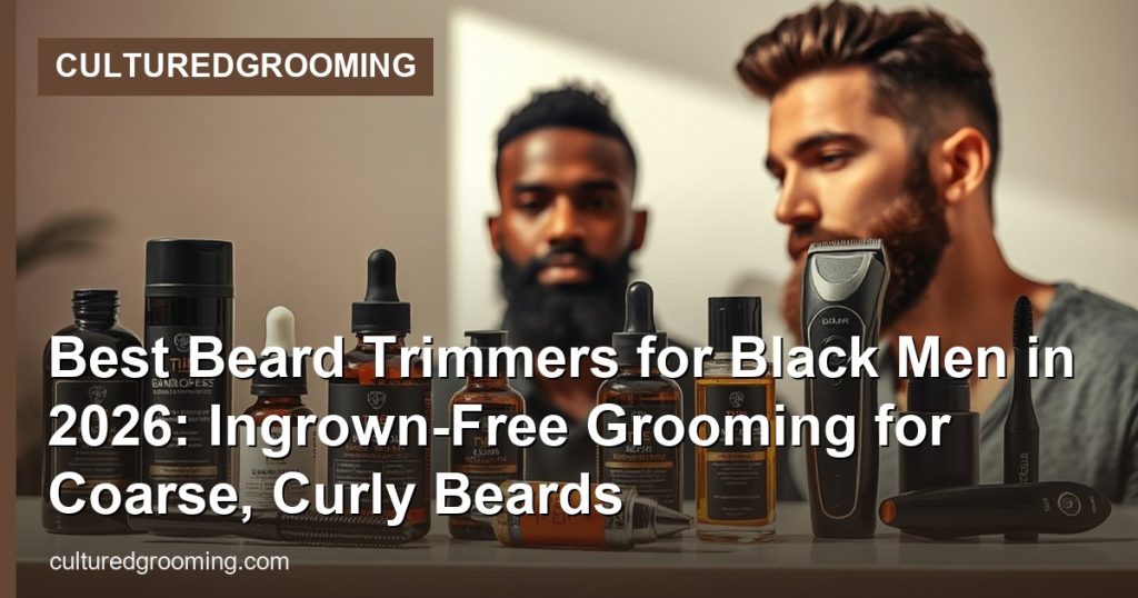 Best Beard Trimmers for Black Men in 2026: Ingrown-Free Grooming for Coarse, Curly Beards - CulturedGrooming