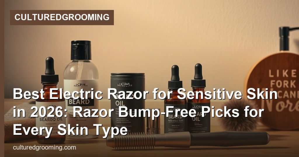 Best Electric Razor for Sensitive Skin in 2026: Razor Bump-Free Picks for Every Skin Type - CulturedGrooming