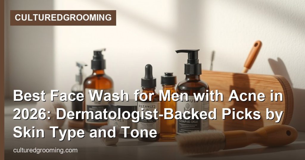 Best Face Wash for Men with Acne in 2026: Dermatologist-Backed Picks by Skin Type and Tone - CulturedGrooming