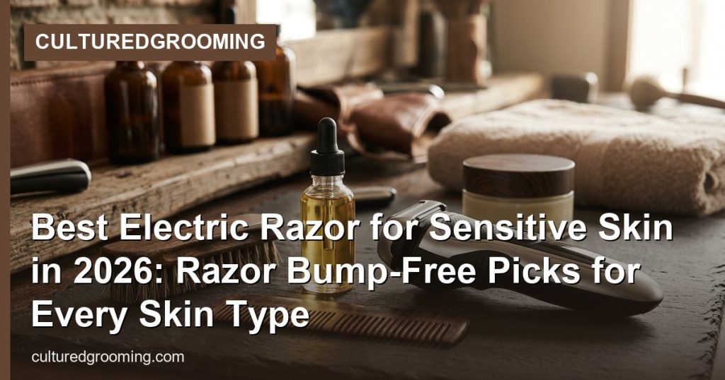 Best Electric Razor for Sensitive Skin in 2026: Razor Bump-Free Picks for Every Skin Type - CulturedGrooming